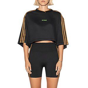 NWT Adidas / Ivy Park 3-Stripes Crop Tee